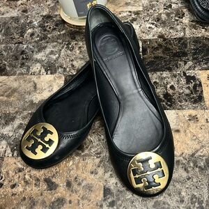 Tory Burch black flats size 9